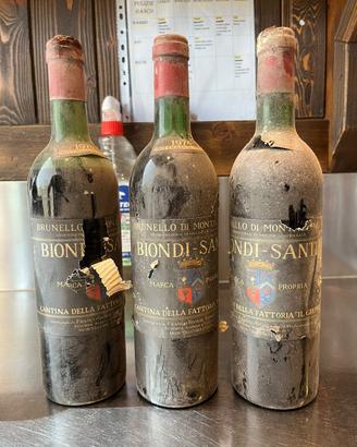 Biondi Santi - Brunello di Montalcino 1974 x3