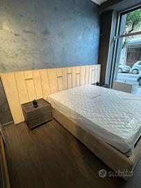 LETTO MATRIMONIALE CONTENITORE VELLUTO ANTIMACCHIA