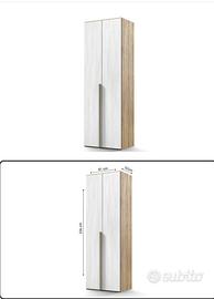 Armadio bianco 2 ante