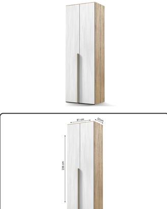 Armadio bianco 2 ante