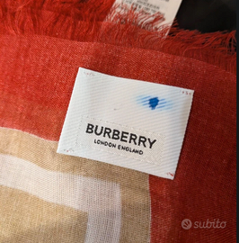 sciarpa originale Burberry