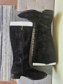 Stivali donna Marco Tozzi in pelle scamosciata