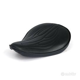 Sella mono solo seat sottile fiamme harley davidso