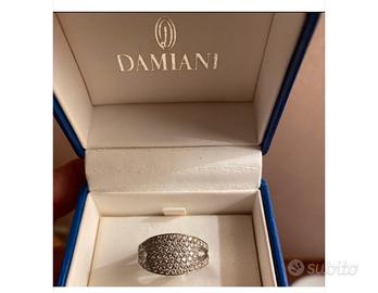 Anello DAMIANI in Oro Bianco 18kt con Diamanti Bri