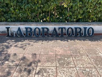 Insegna LABORATORIO anni ‘90