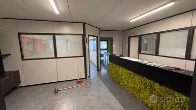Büro-Trennwände / Pareti divisorie per ufficio