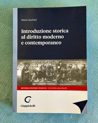 Ascheri, Introduzione storica al diritto moderno