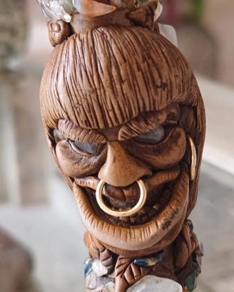 Custodia per accendini artigianale in creta.