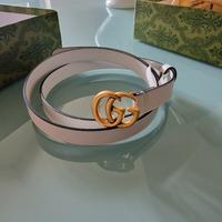 Cintura bianca Gucci