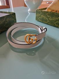 Cintura bianca Gucci