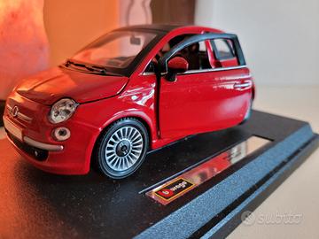 Modellino Fiat 500 Rossa Scala 1/24 2007