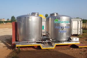 Cisterna scarrabile LT 4.500 Trasporto Acqua