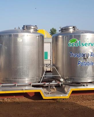 Cisterna scarrabile LT 4.500 Trasporto Acqua