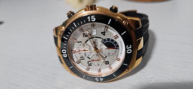 Cronografo al quarzo Pryngeps Milano 1956 oro rosa