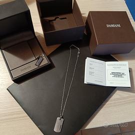 catena con pendente uomo Damiani Argento 925