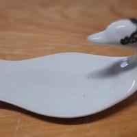 Piattino cigno in porcellana 