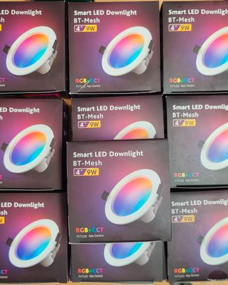 Faretti a led RGB - 10 Pz