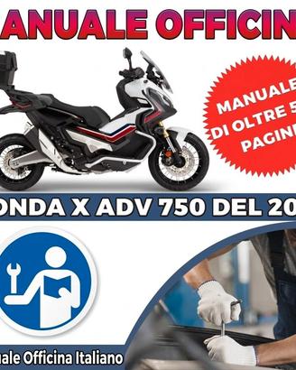 Manuale Officina HONDA X ADV 750 del 2017 ITALIANO