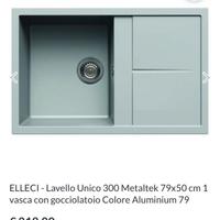 Lavello ELLECI 79x50 cm