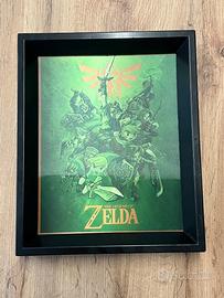 Quadretto olografico the legend of Zelda