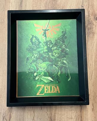 Quadretto olografico the legend of Zelda