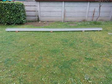 Gronda in lamiera x pergola