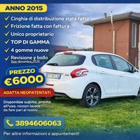 Peugeot 208 euro6b 2015 neopat pari al nuovo