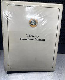 LOTUS ELAN SERVICE LABOUR TIMES 1990 MODEL YEAR ON