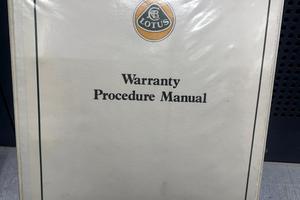 LOTUS ELAN SERVICE LABOUR TIMES 1990 MODEL YEAR ON