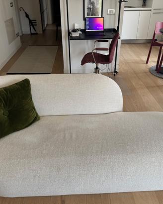 Divano bianco in bouclé - Ferm Living