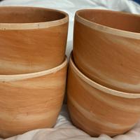 Set 4 vasi da fiori per piante diametro 14 cm