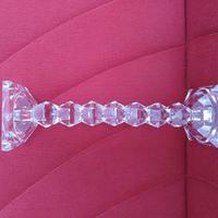 PORTACANDELA cristallo alto cm 30 come nuovo