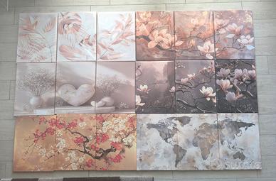 Set 3 tele Canvas - stampe su tela moderna 30x40