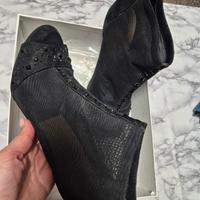 Stivaletti trasparenti spuntati 41