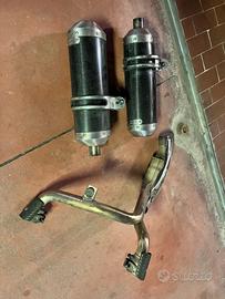 Terminali e centrale marmitte moto Shark