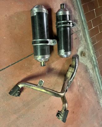 Terminali e centrale marmitte moto Shark