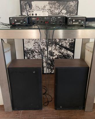 Impianto audio completo mixer  behringer+2 casse