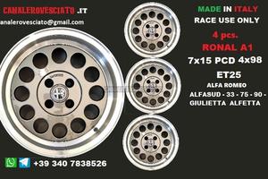 Alfa Romeo 75 ronal a1 15 4x98 et25 ANTRACITE