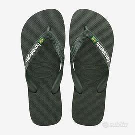 Havaianas Brasil Logo colore: green olive