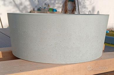 Lavabo vaso in cemento