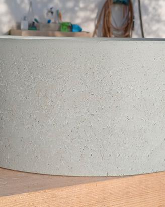 Lavabo vaso in cemento