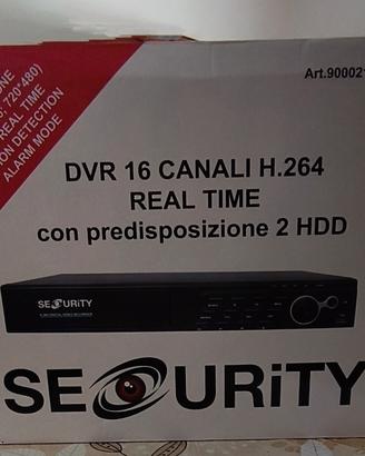 DVR 16 canali H264 Real time, nuovo
