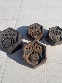Pesi antichi da collezione