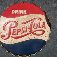 Tabella insegna tappo Pepsi Cola USA 1955