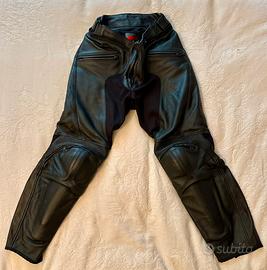 Dainese pantaloni pelle uomo taglia 48