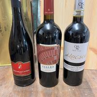 Lotto da 3 bottiglie di vino rosso