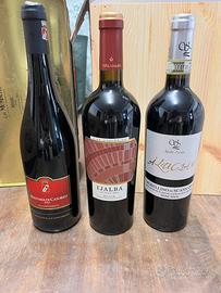 Lotto da 3 bottiglie di vino rosso