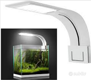 Lampada a braccio per acquario