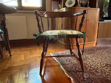 Sei sedie stile vecchia America