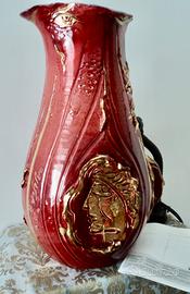 grande vaso albisola firmato IN PASTA DE SALVO